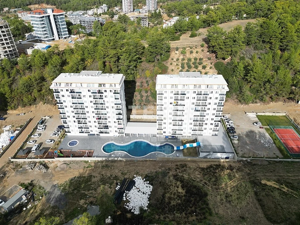 2 комнаты (1 спальня) с видом на море в Авсаллар, Алания, фото 5