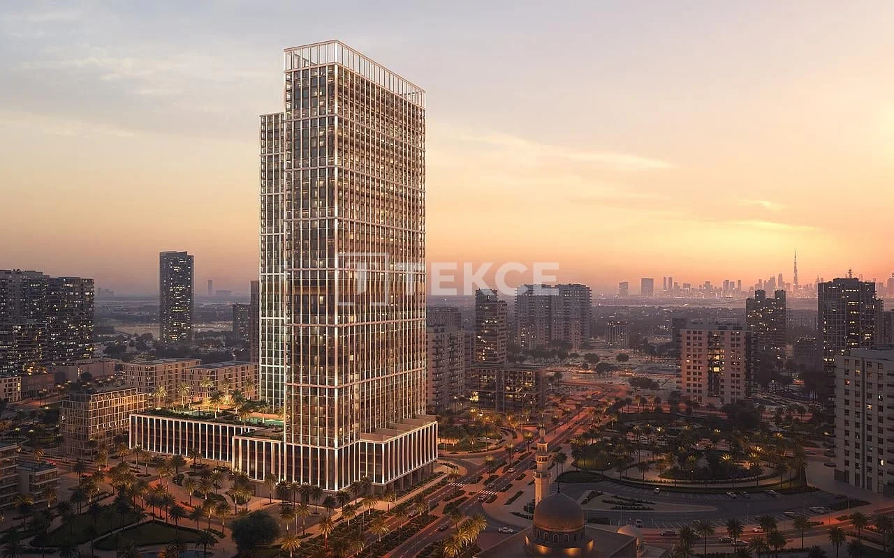 1-Bedroom Apartment with City View in Majan, Dubai, photo 2