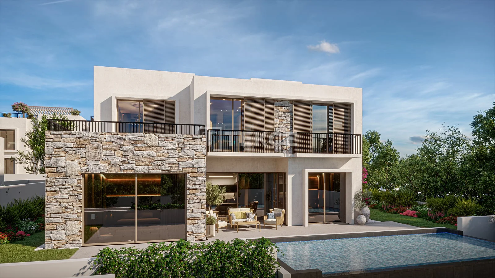 3-Bedroom Villa with Sea View in Kyrenia