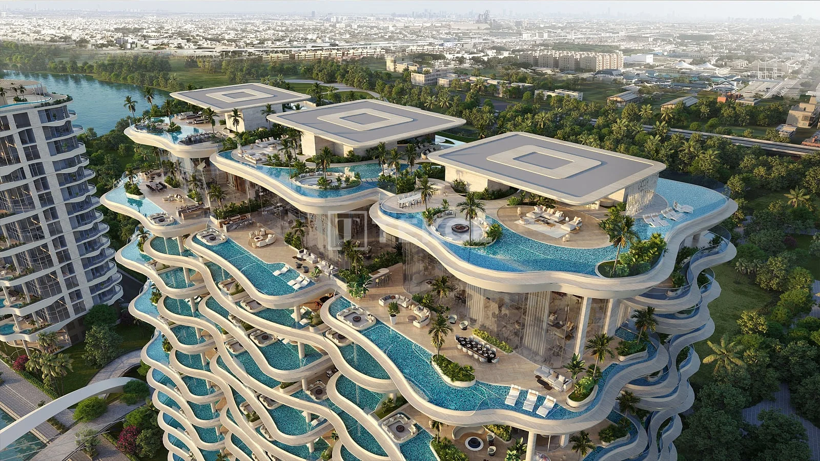 4-Bedroom Apartment with Private Pool and Canal View in Al Wasl, Dubai