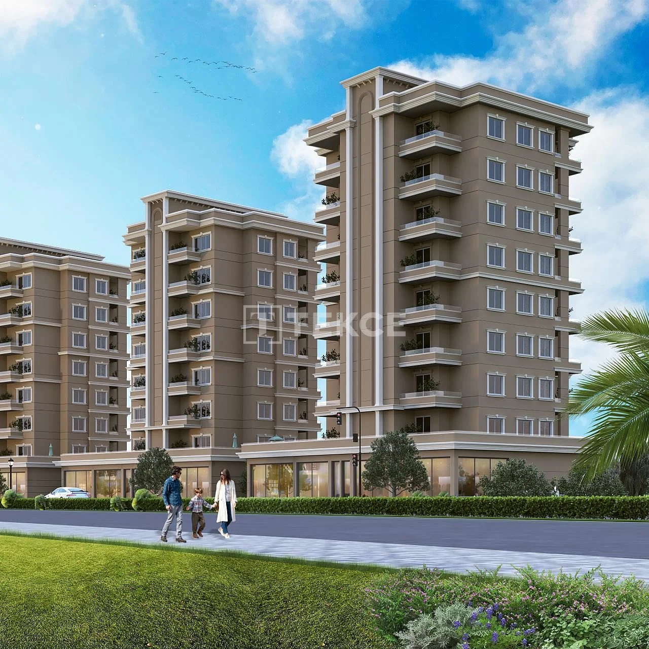 2-Bedroom Apartment with City View in Mersin