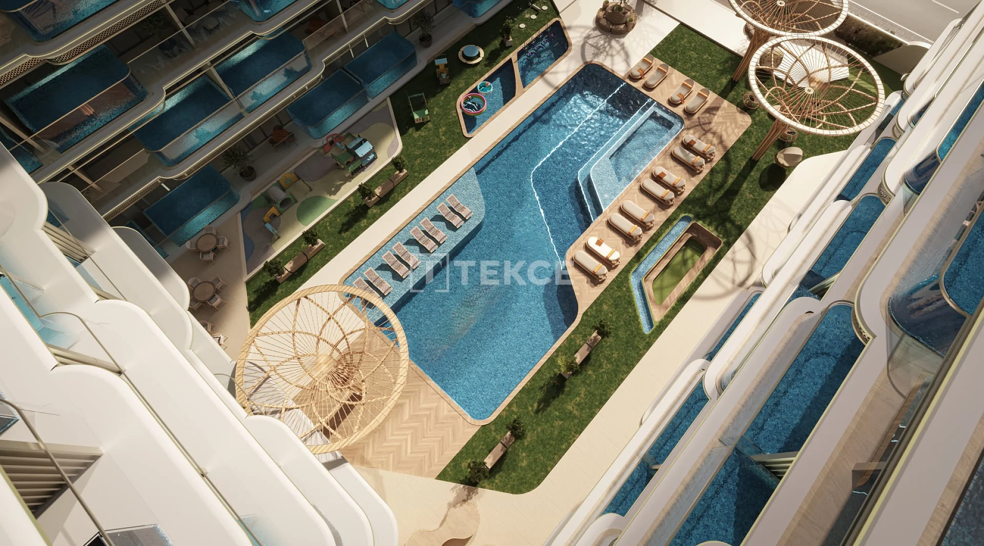 1-Bedroom Apartment with Private Pool in Arjaan, Dubai, photo 2