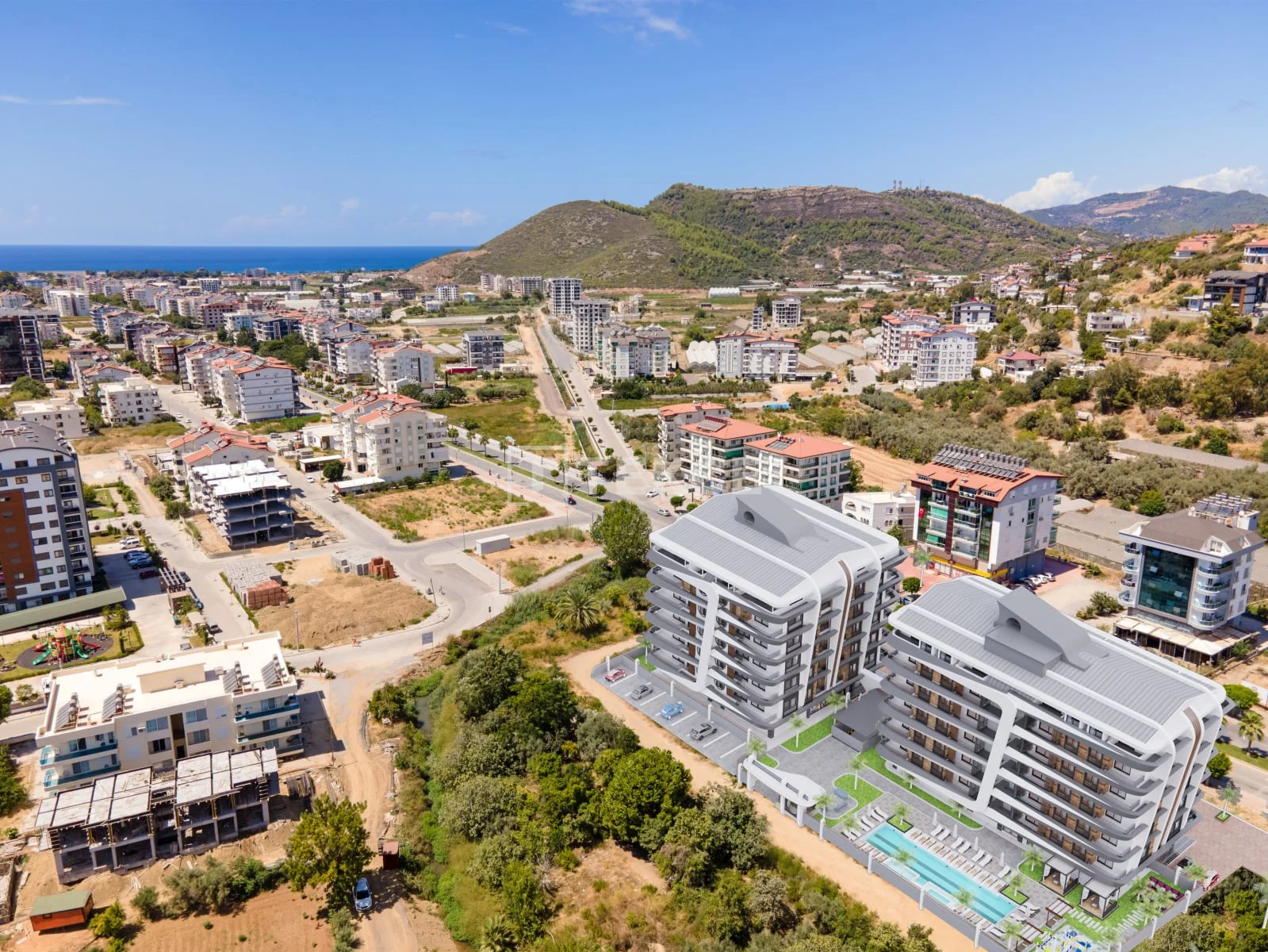 1-Bedroom Apartment with Sea View in Gazipasa