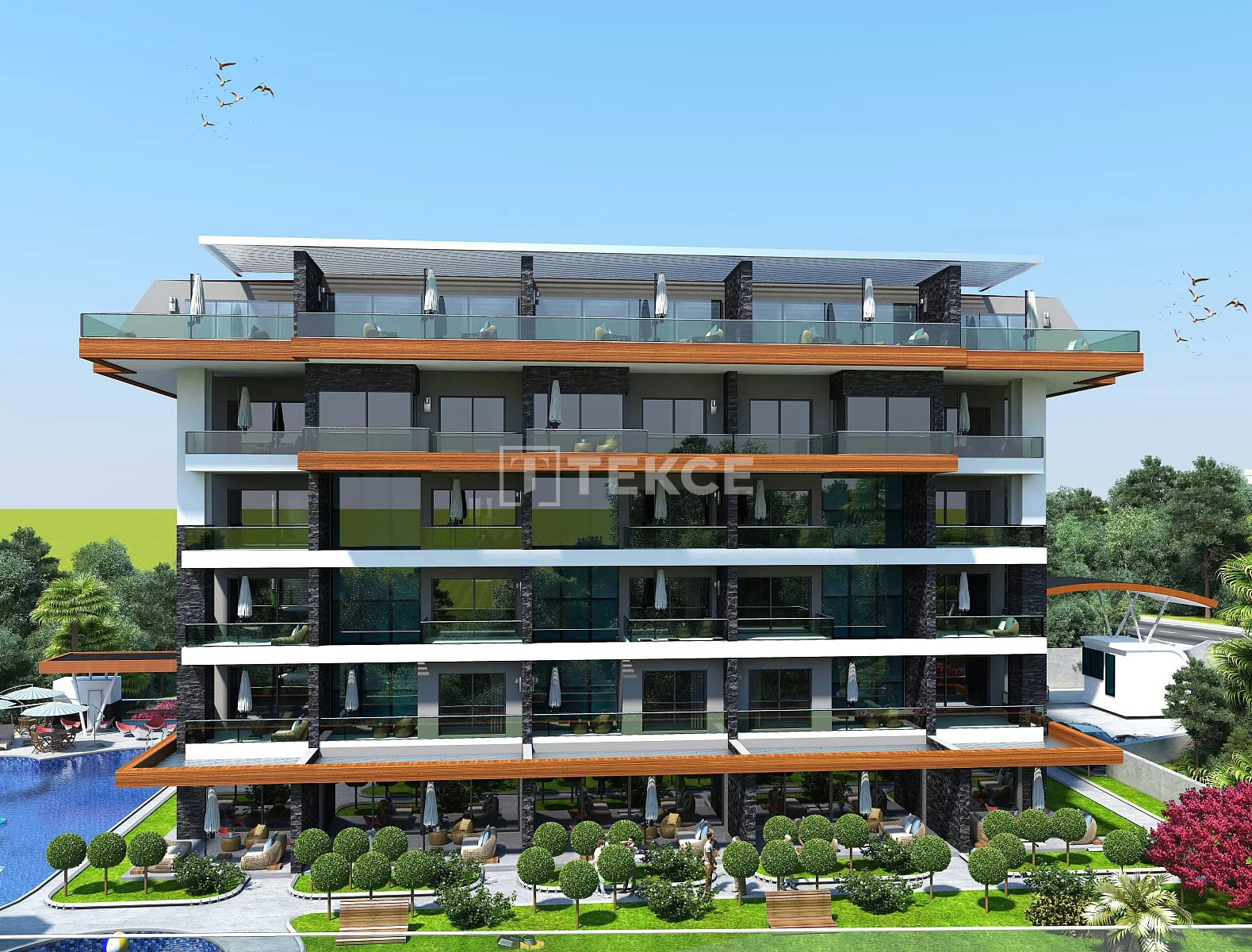 2-Bedroom Penthouse with Sea View in Kestel, Alanya, photo 2