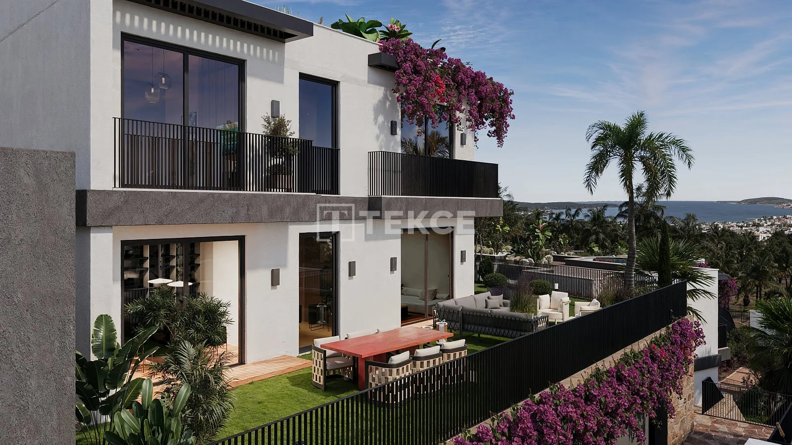 3-Bedroom Apartment with Private Garden and Sea View in Bodrum, photo 2