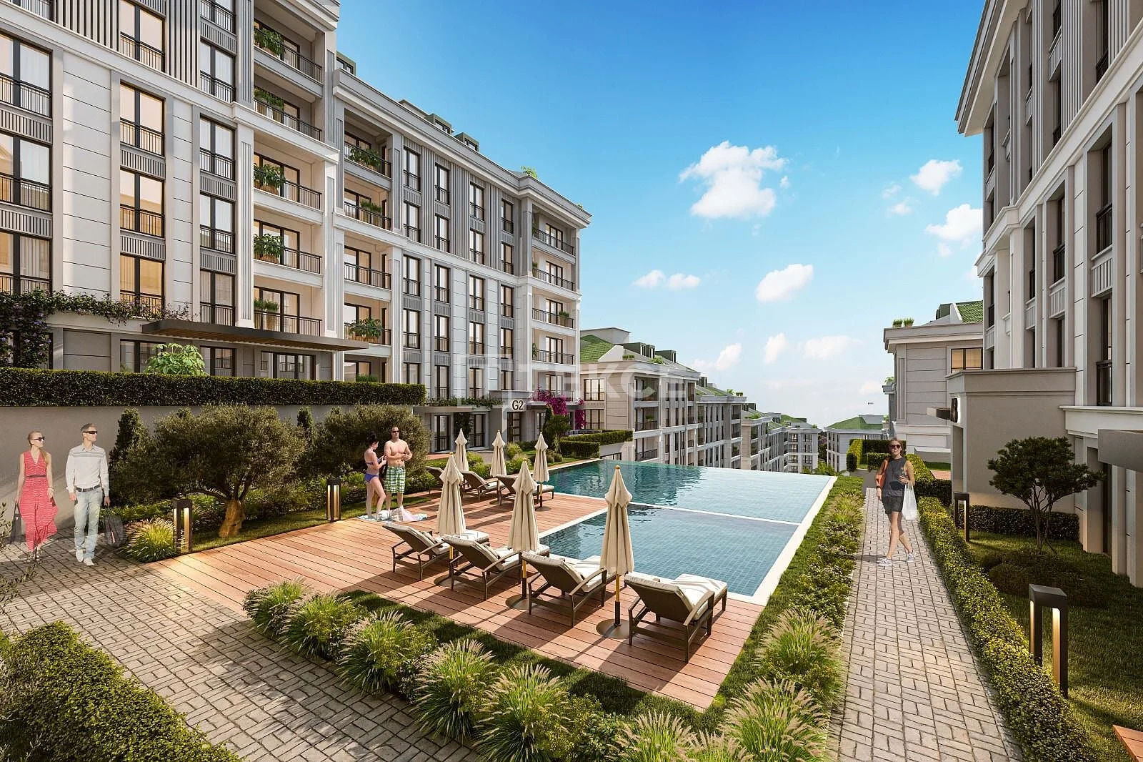 2-Bedroom Apartment with Shared Pool in Buyukcekmece, Istanbul