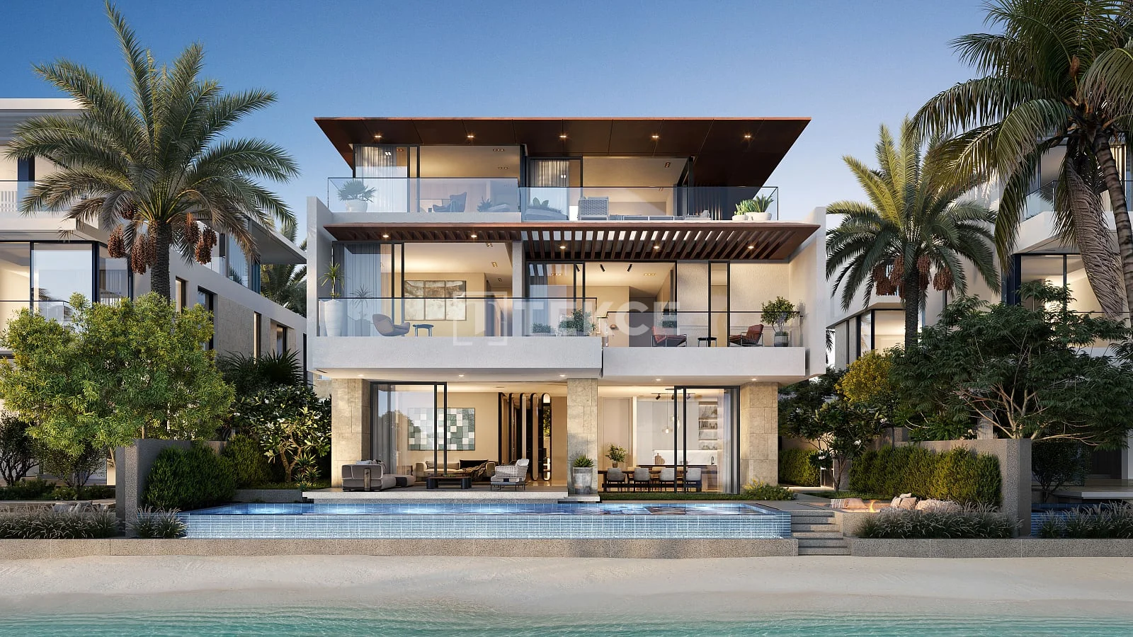 6-Bedroom Beachfront Villa with Private Pool in Jebel Ali, Dubai, photo 3