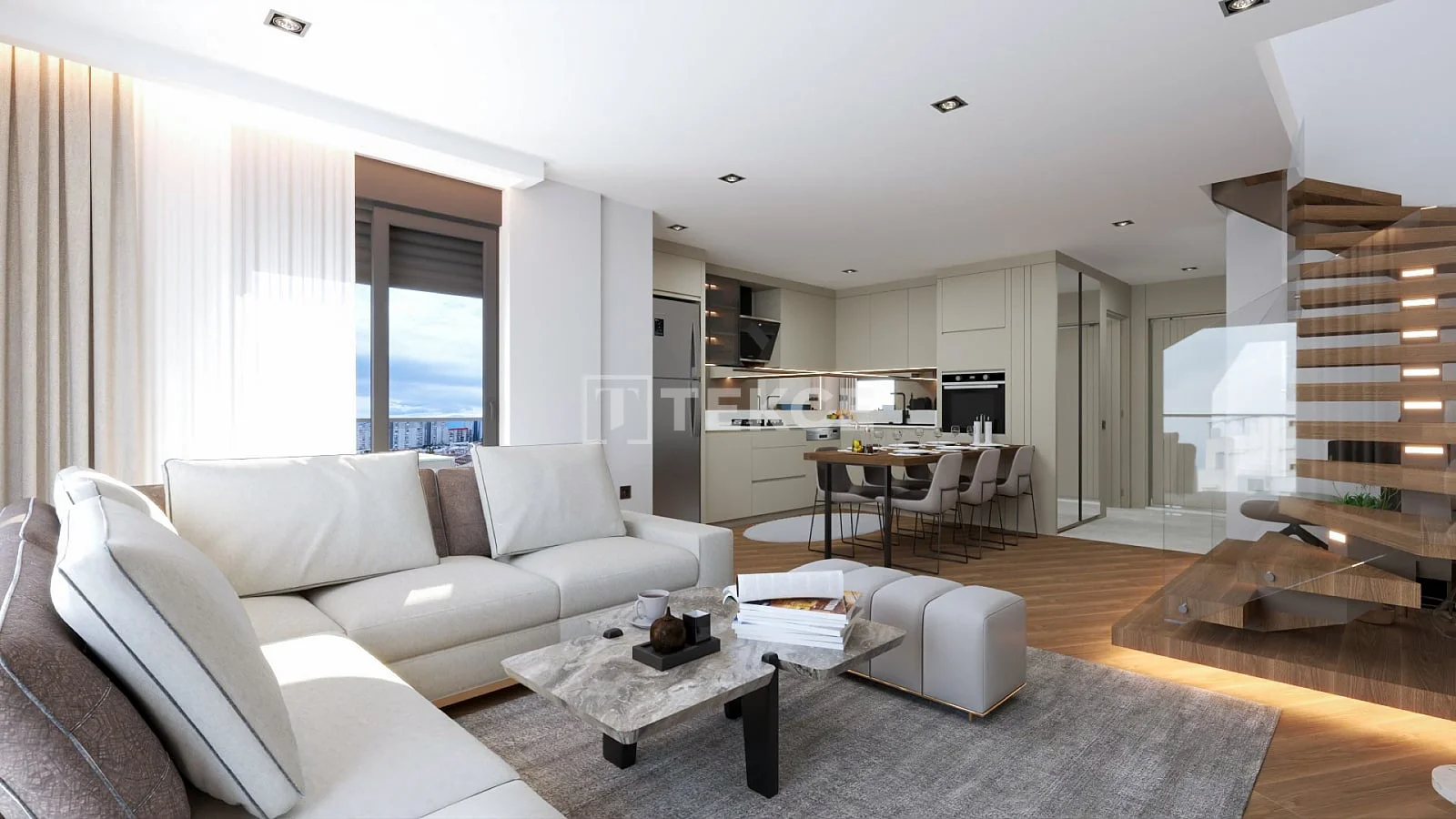 2-Bedroom Duplex Apartment with Shared Pool in Muratpasa, Antalya, photo 4