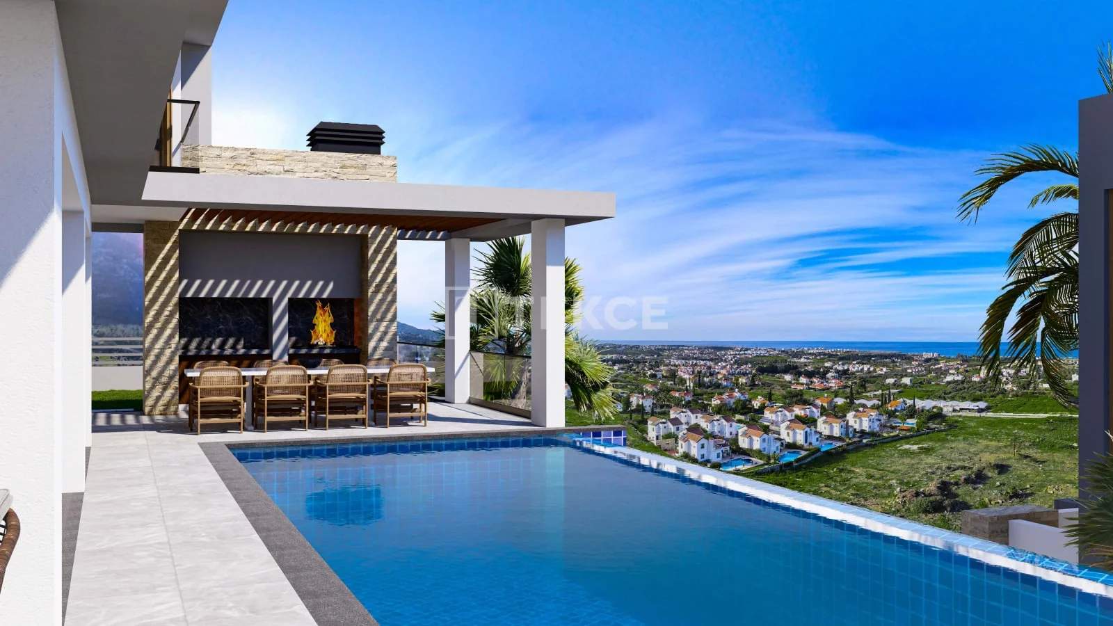 6-Bedroom Villa with Sea View and Private Pool in Kyrenia, photo 3