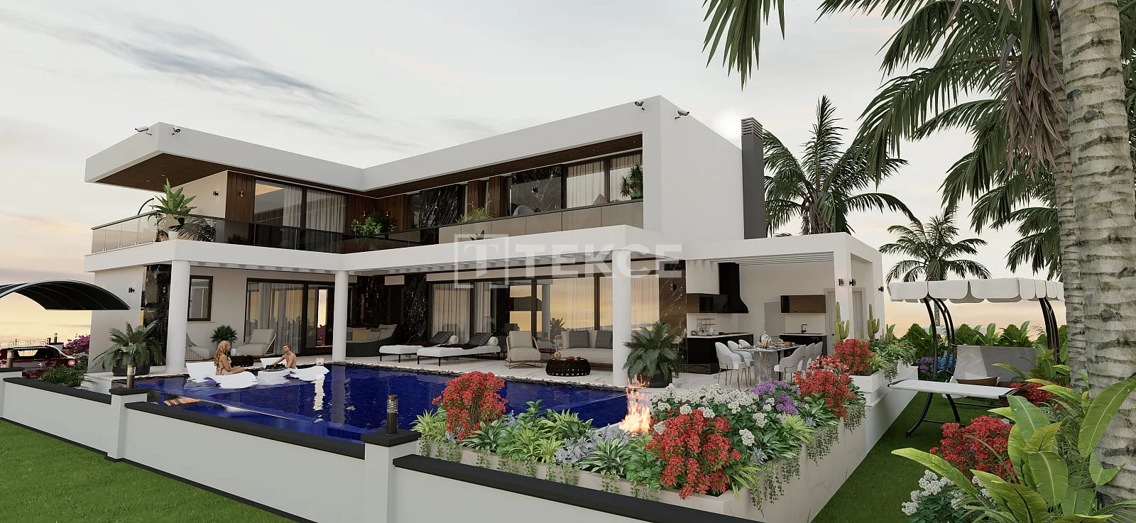 4-Bedroom Villa with Private Pool in Kyrenia