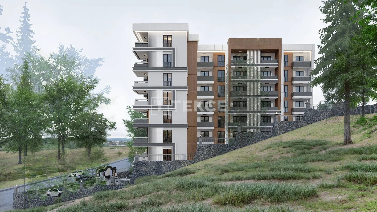 1-Bedroom Apartment with Sea and City Views in Trabzon