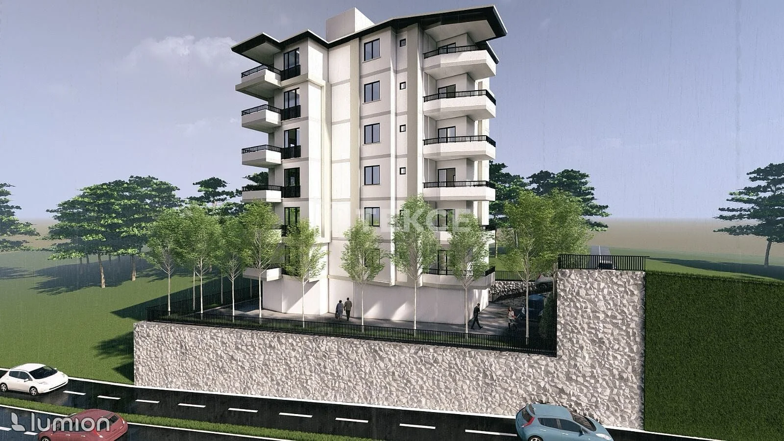 Квартира 3 комнаты (2 спальни) в Трабзоне, 75 м²
