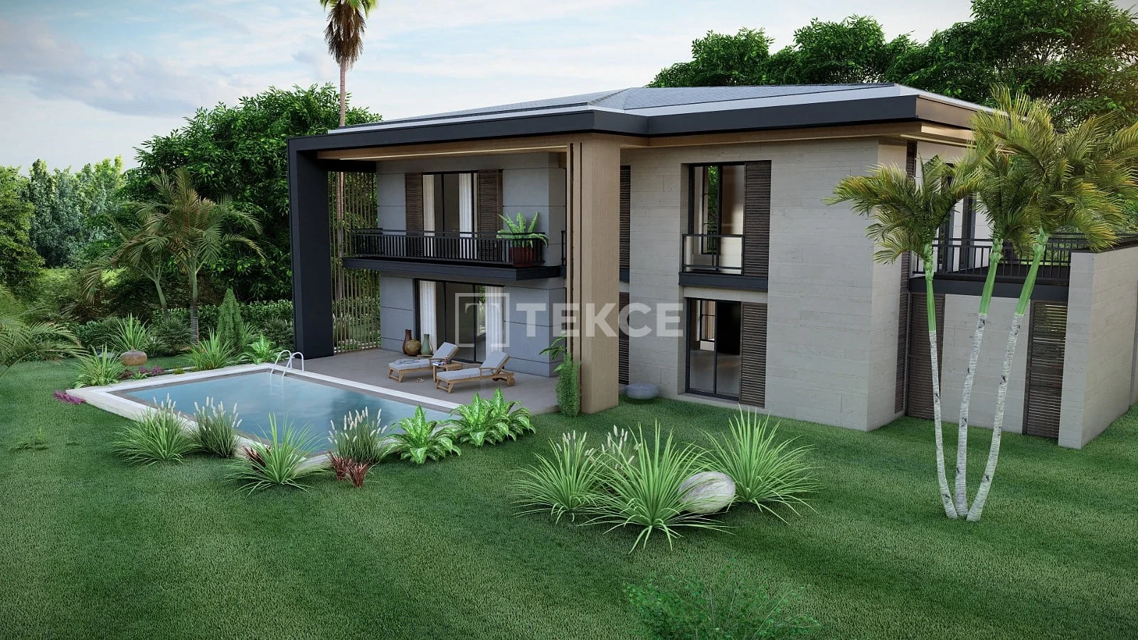 4-Bedroom Villa with Private Pool and Garden in Trabzon