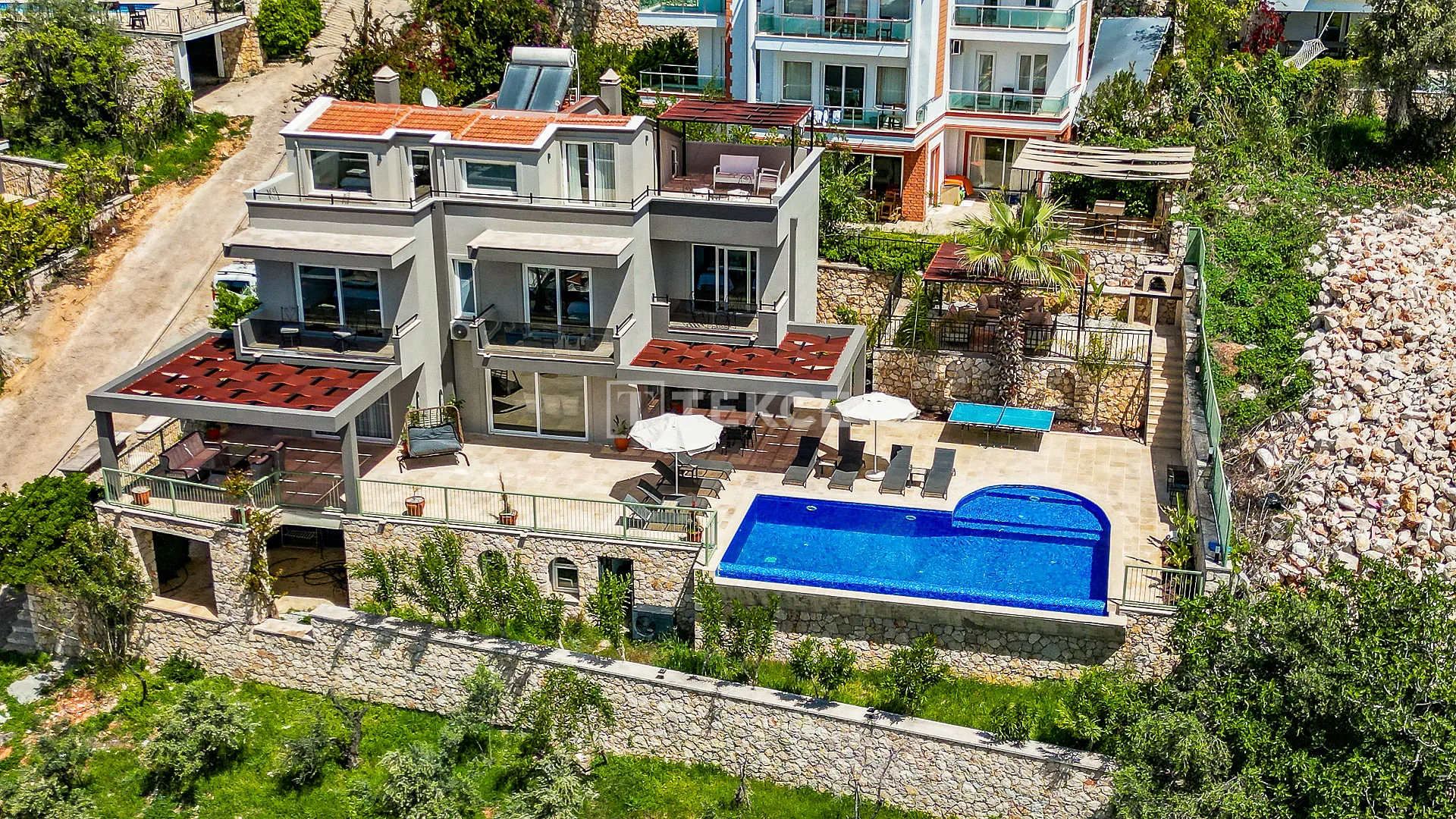 4-Bedroom Villa with Private Pool and Sea Views in Kas, Antalya