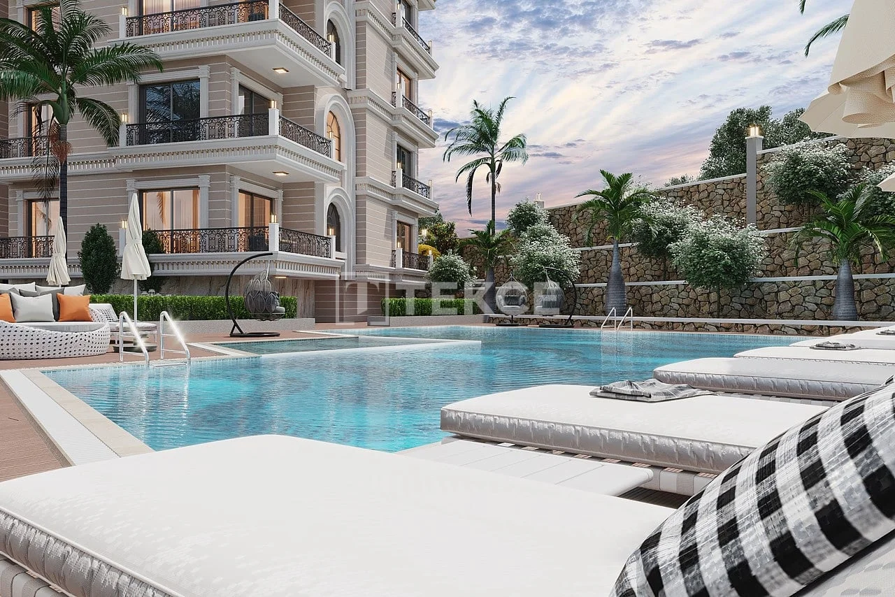 2-Bedroom Penthouse with Sea and Mountain Views in Tosmur, Alanya