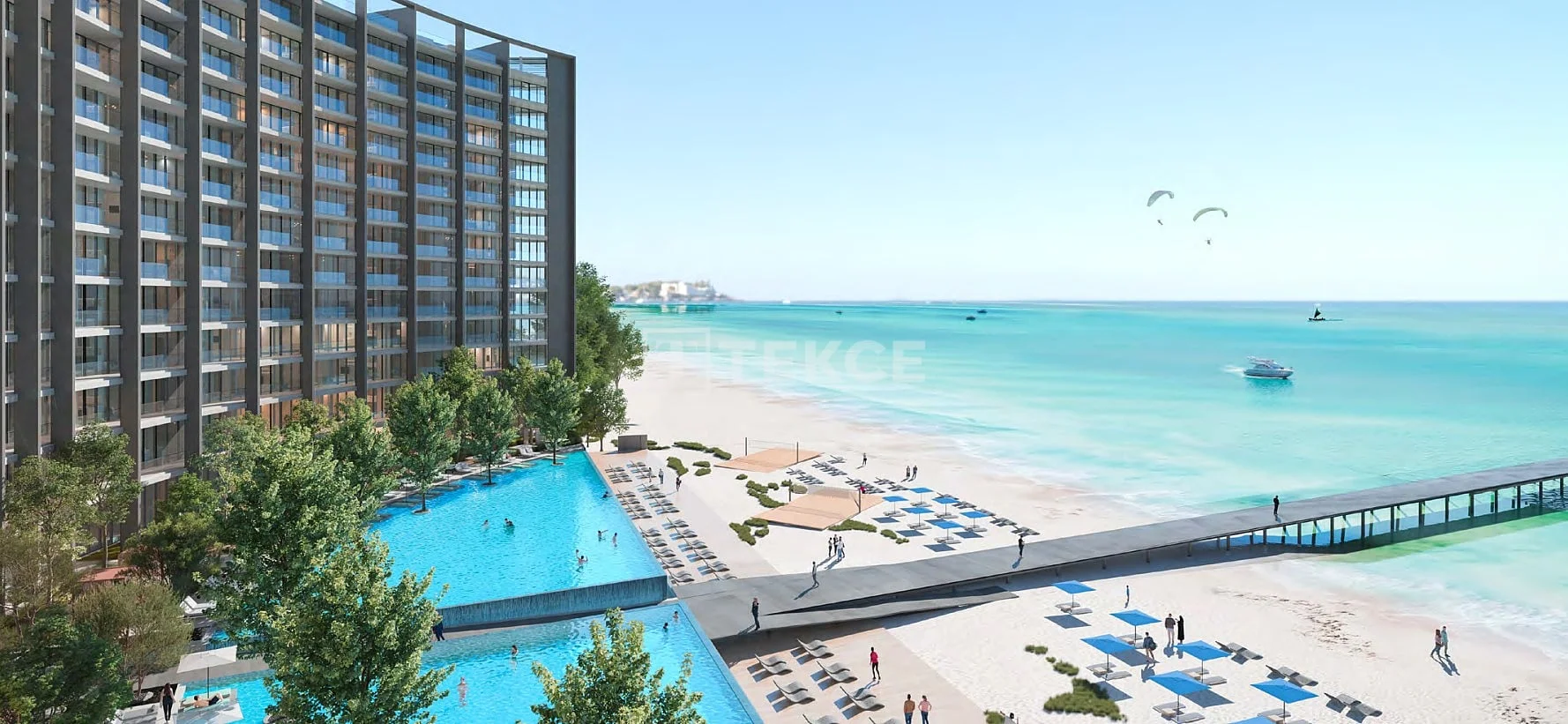 1-Bedroom Apartment with Sea View in Sharjah
