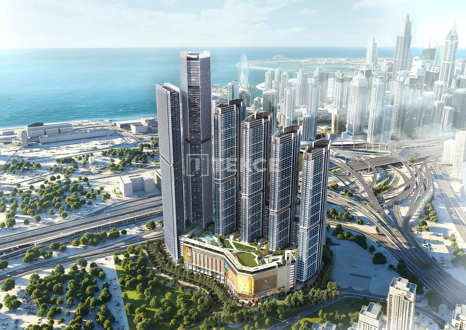 2-Bedroom Apartment with Sea and City Views in Jumeirah Lake Towers, Dubai