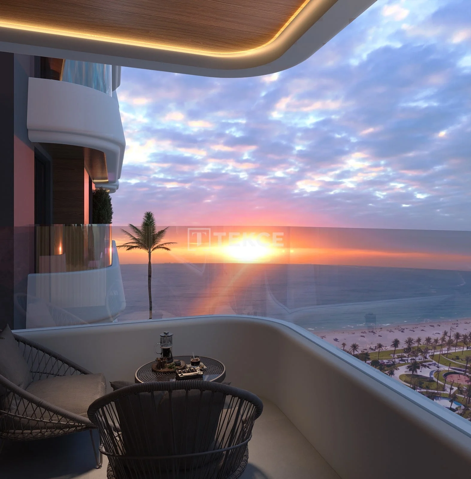 2-Bedroom Penthouse with Sea View in Konyaalti, Antalya