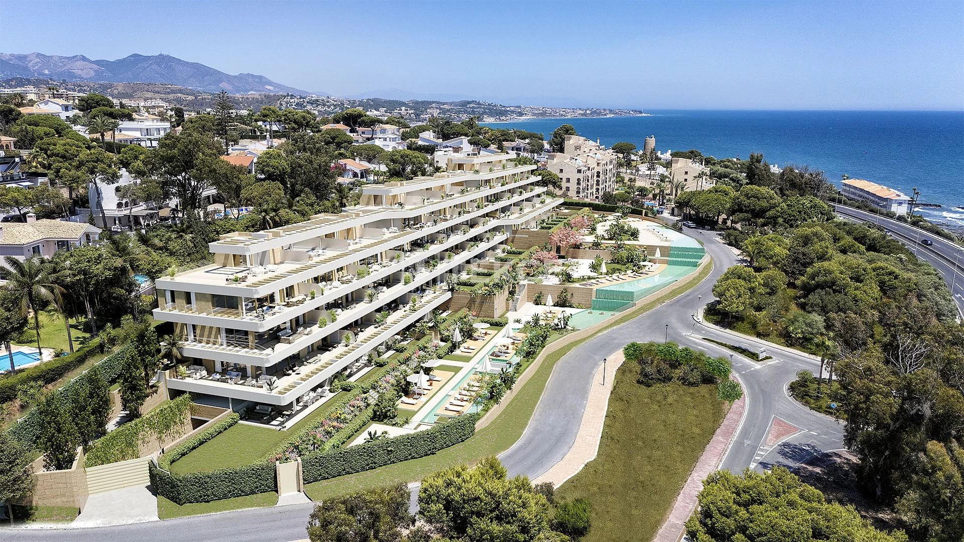 3-Bedroom Apartment with Sea View in Mijas