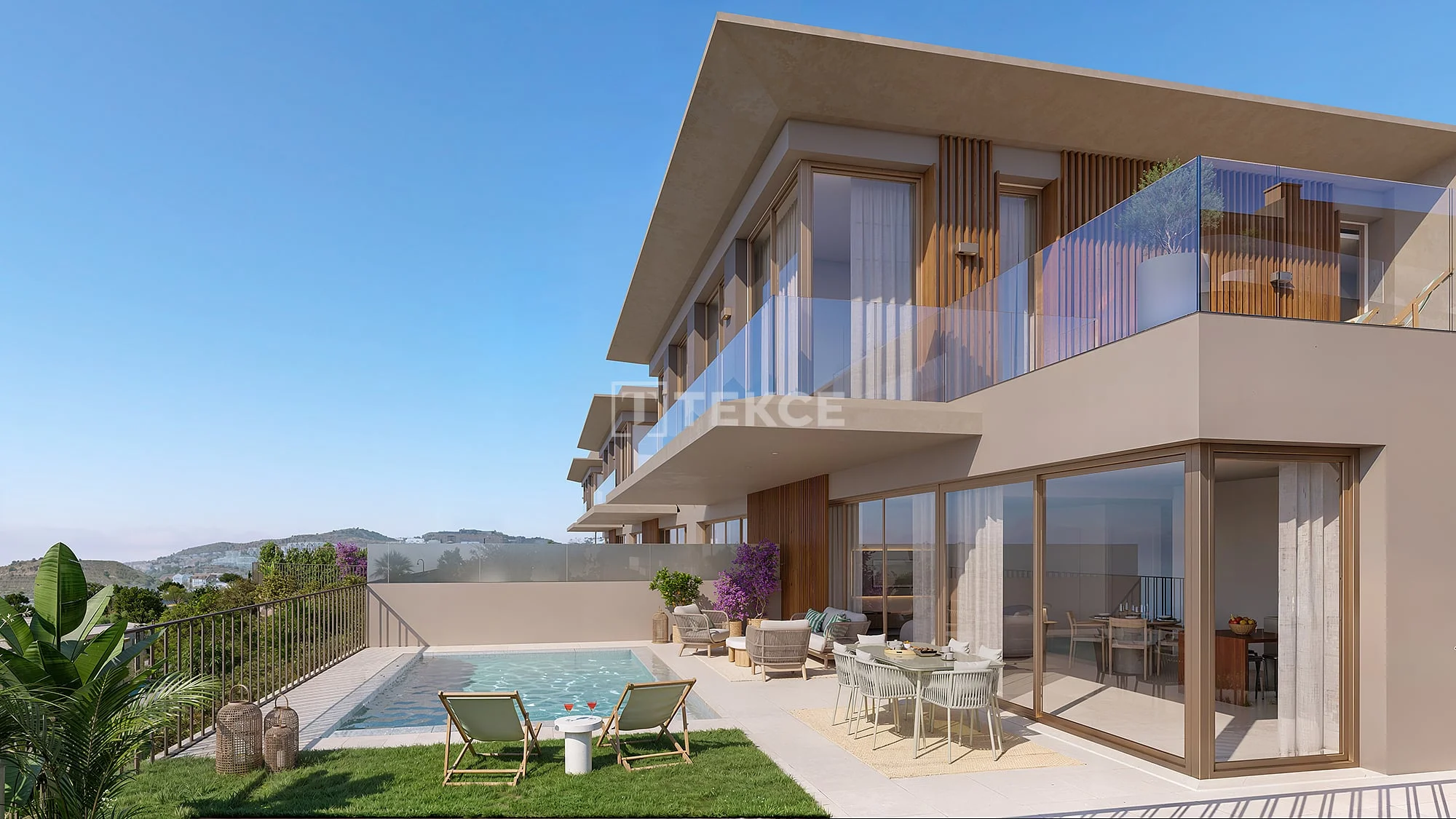 4-Bedroom Townhouse with Garden and Private Pool in Mijas