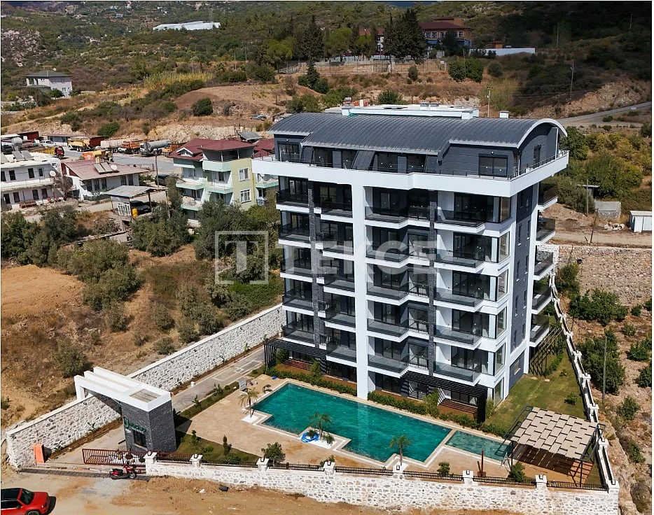 1-Bedroom Apartment with Sea and City Views in Demirtas, Alanya