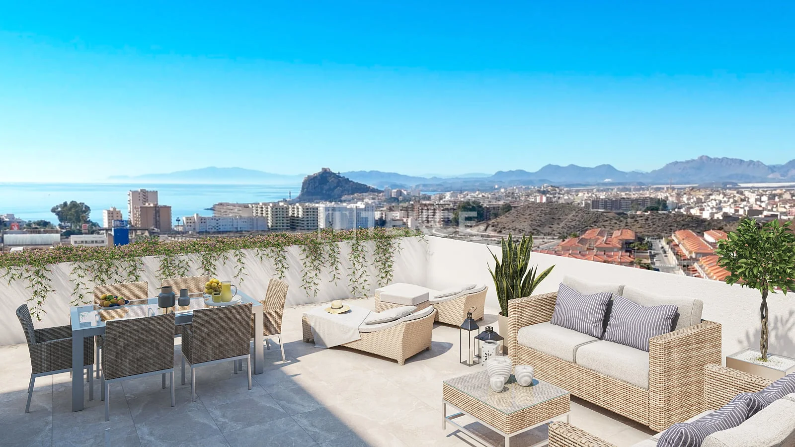 New 2-Bedroom Apartments with Sea and Mountain Views in Aguilas