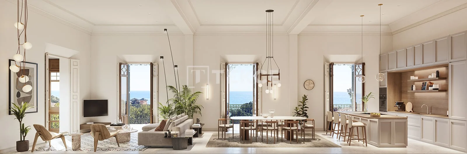 2-Bedroom Penthouse with Sea View in Malaga