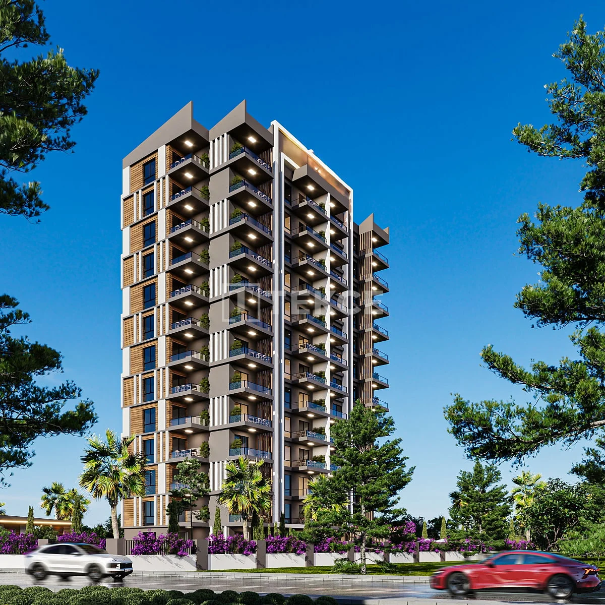 1-Bedroom Apartment with Sea View in Mersin