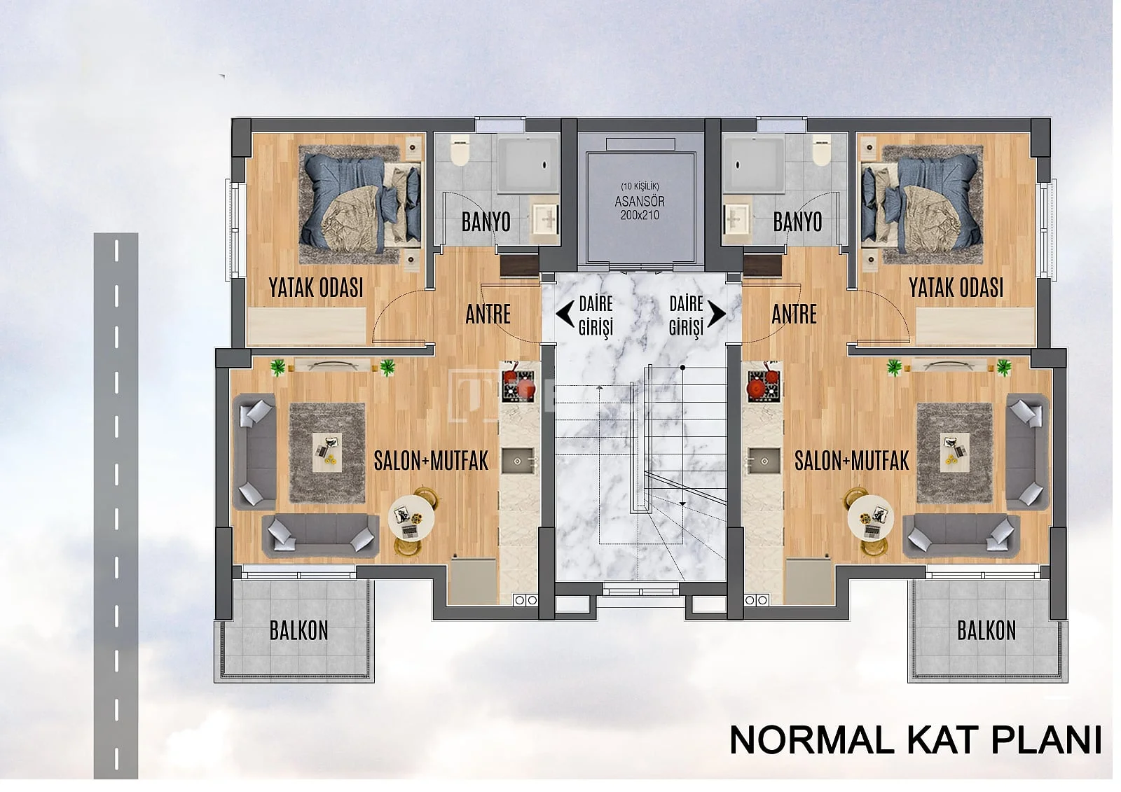 1-Bedroom Apartment with Mountain View in Dosemealti, Antalya, photo 3