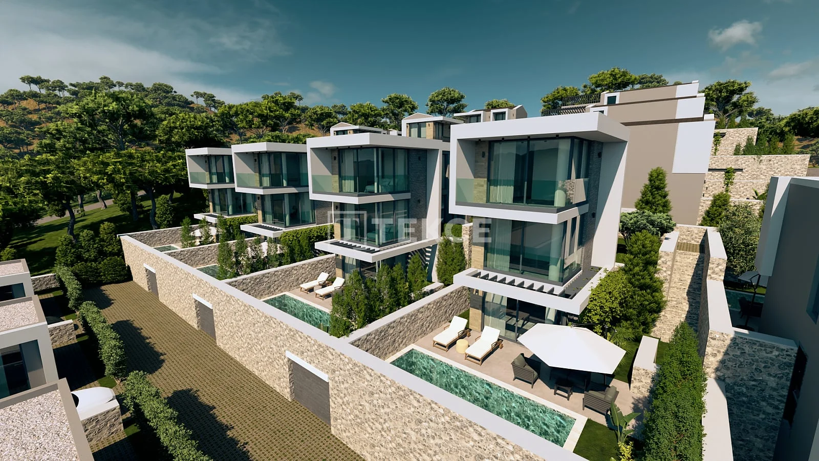 3-Bedroom Villa with Private Pool and Sea View in Kas, Antalya