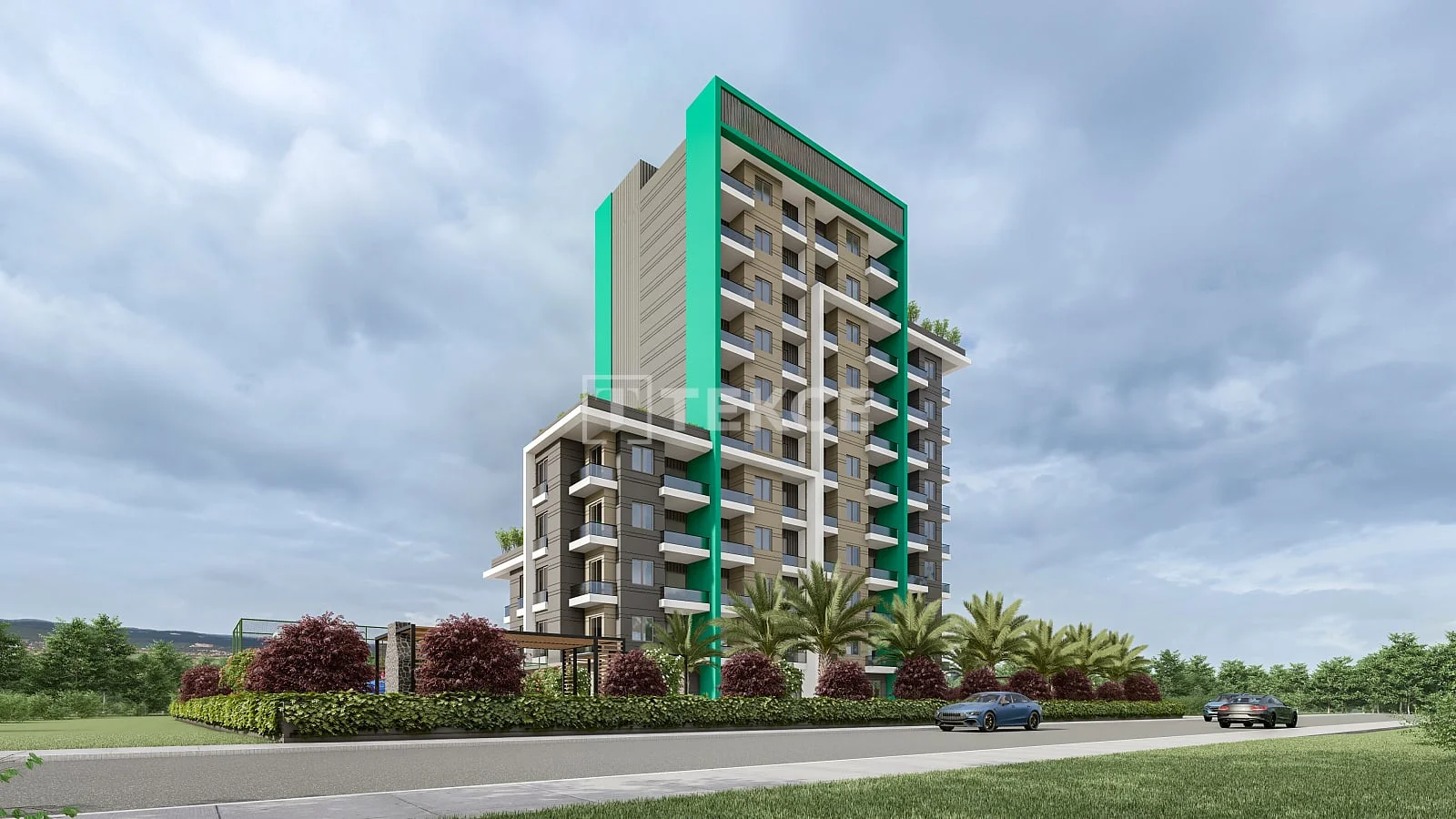 1-Bedroom Apartment with Shared Pool in Mersin