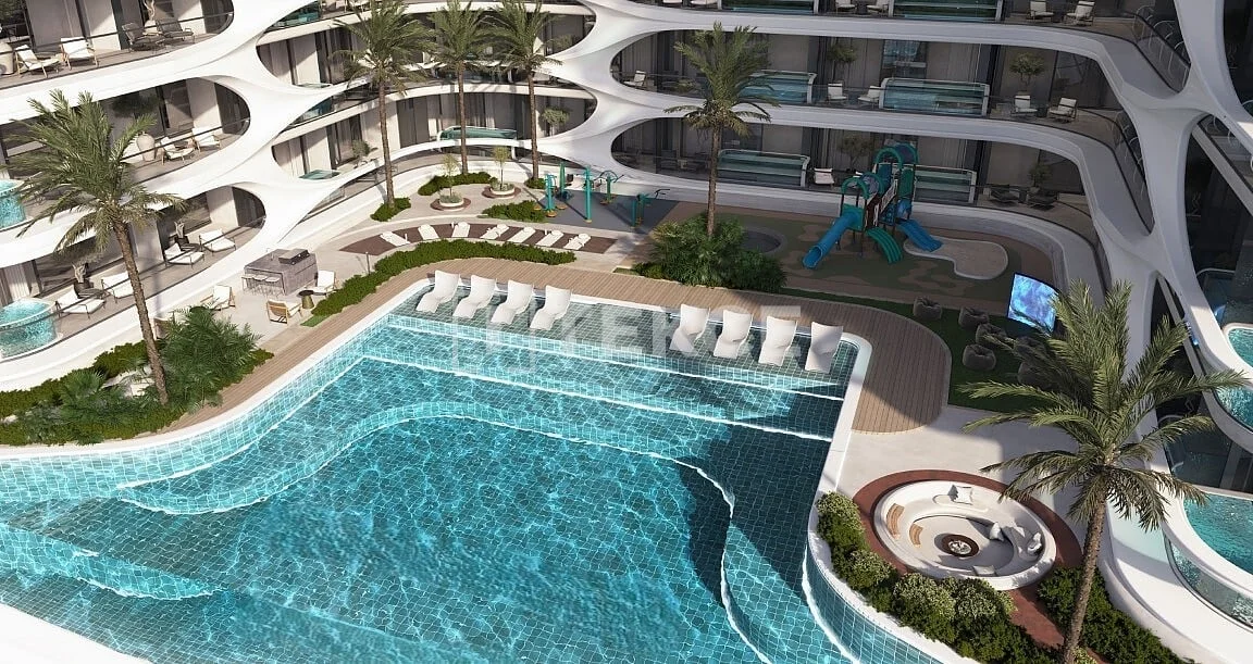 1-Bedroom Apartment with Private Pool in Daxiland, Dubai, photo 4