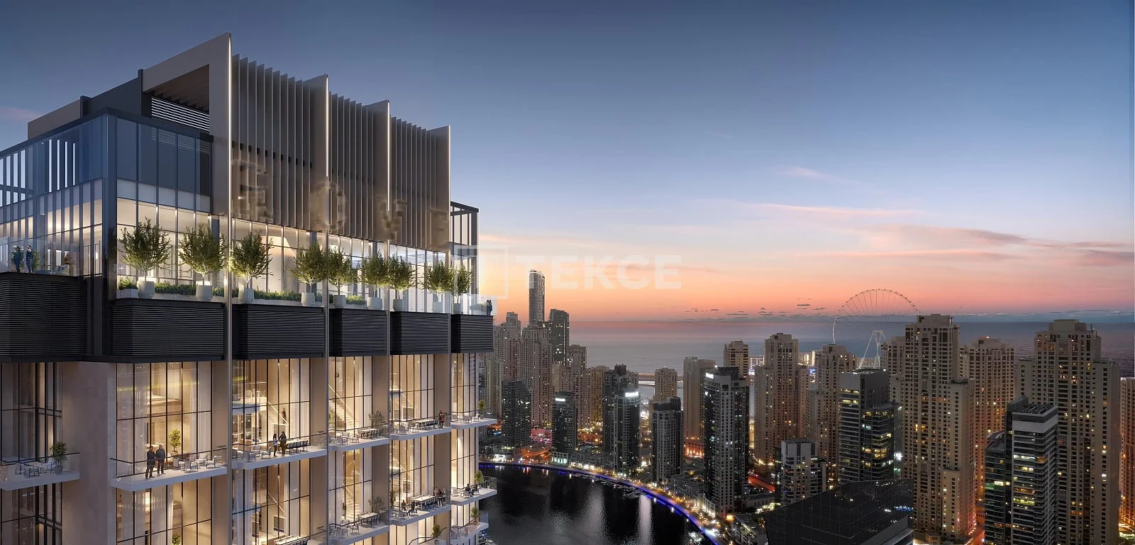 1-Bedroom Furnished Apartment on the 41st Floor in Dubai Marina