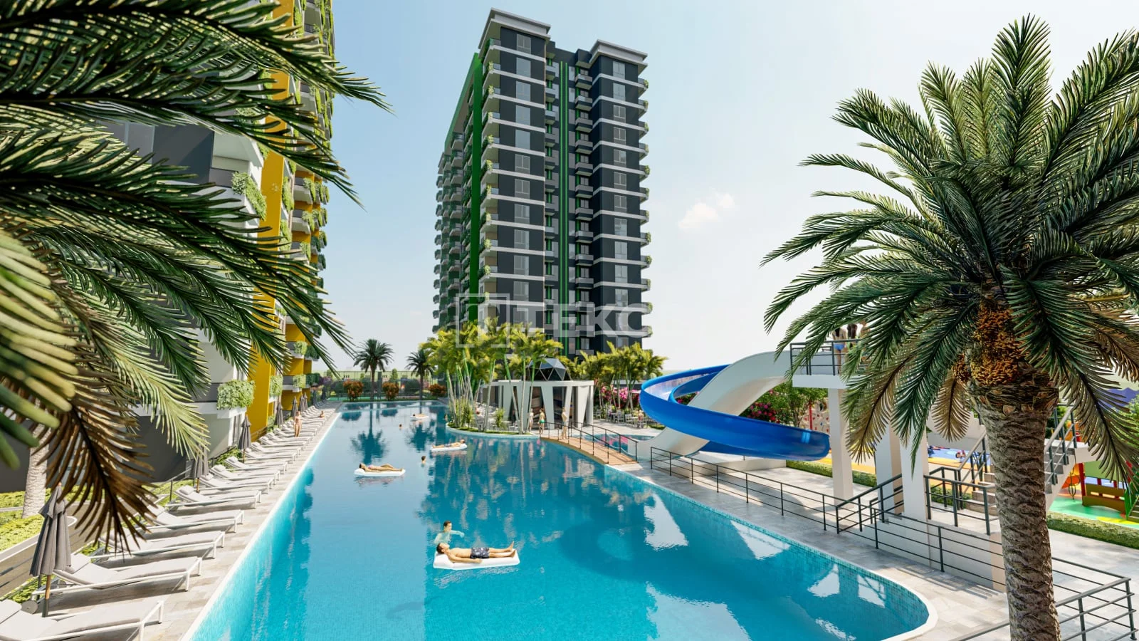 2-Bedroom Apartment with Sea View in Mersin, Turkey