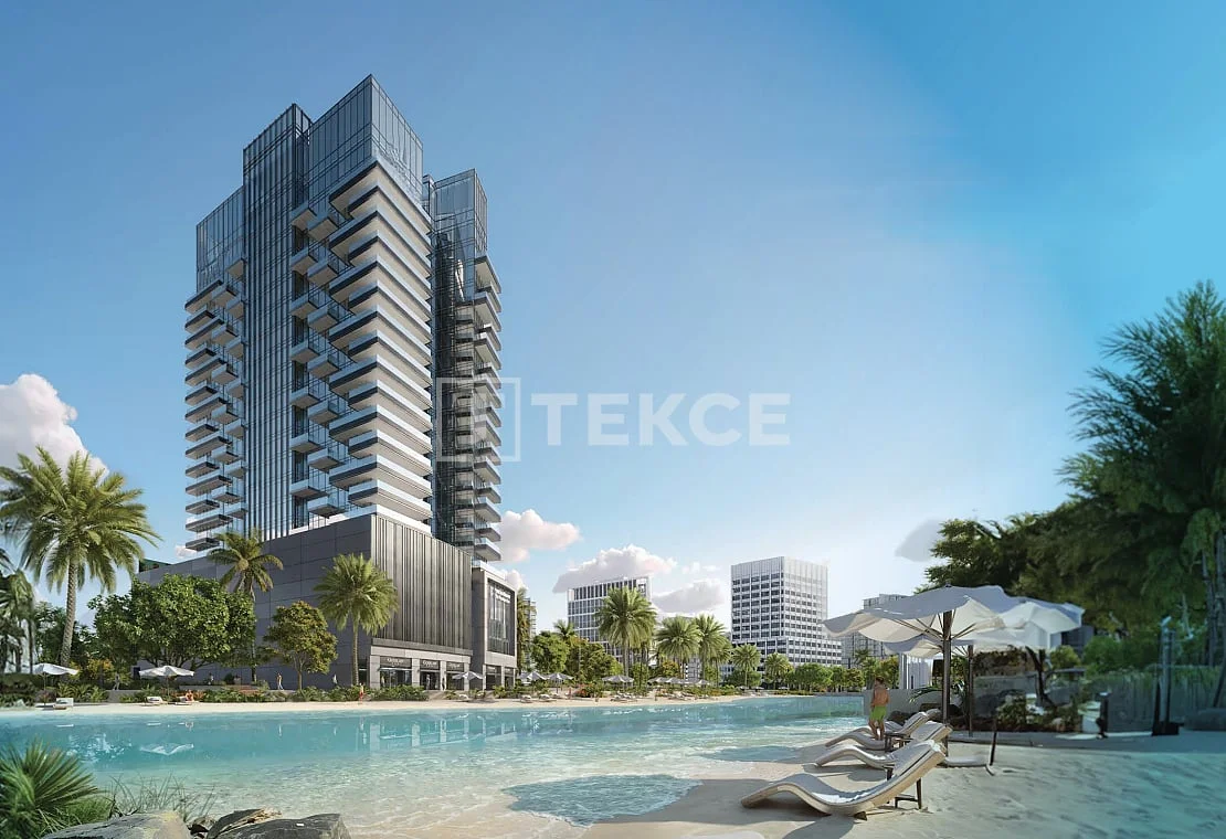 2-Bedroom Apartment with Lake and City Views in Bukadra, Dubai