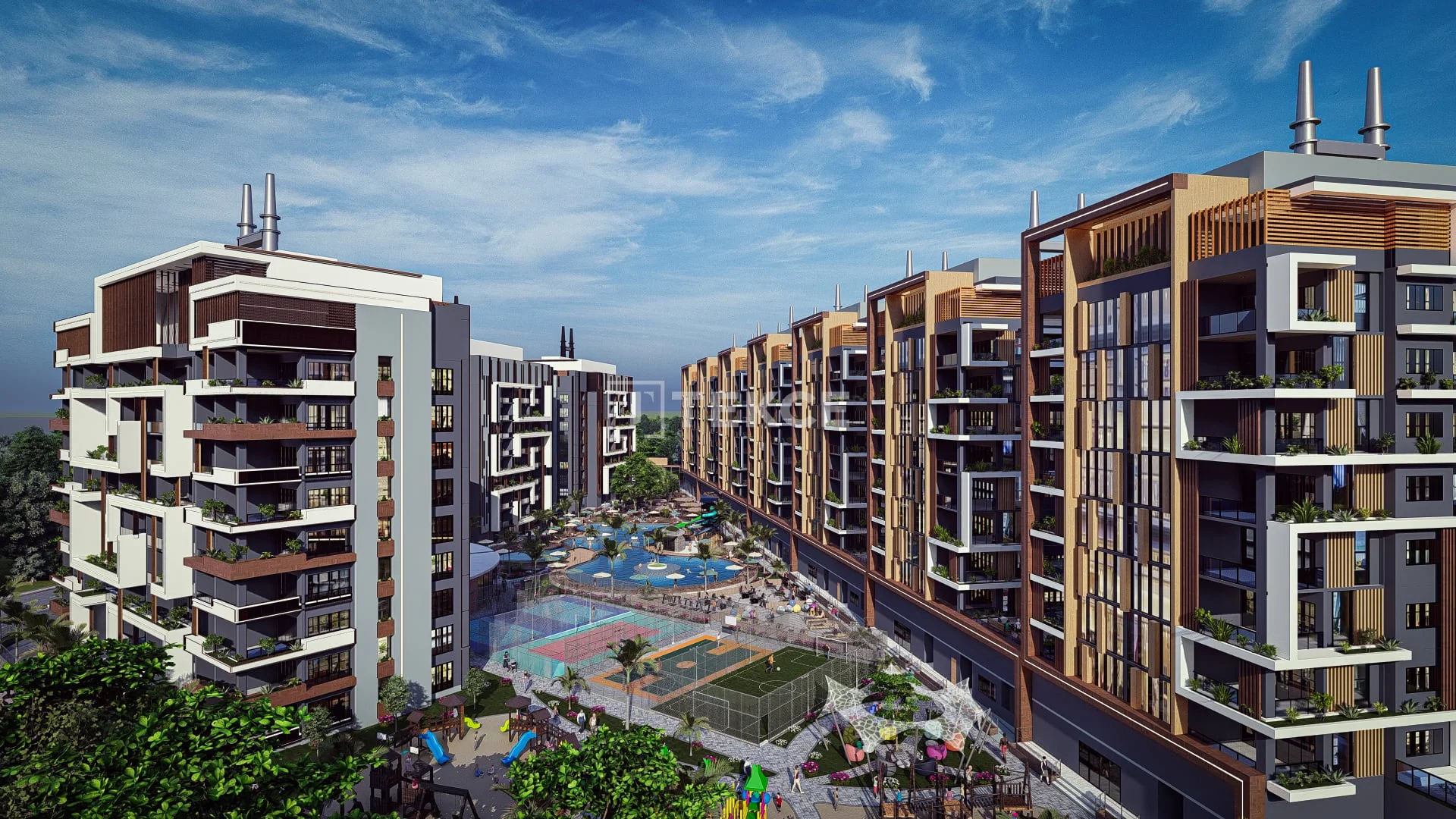 1-Bedroom Apartment with Sea and Mountain Views in Erdemli, Mersin