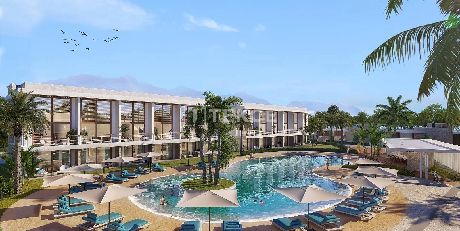 2-Bedroom Penthouse and Apartment with Sea View in Kyrenia