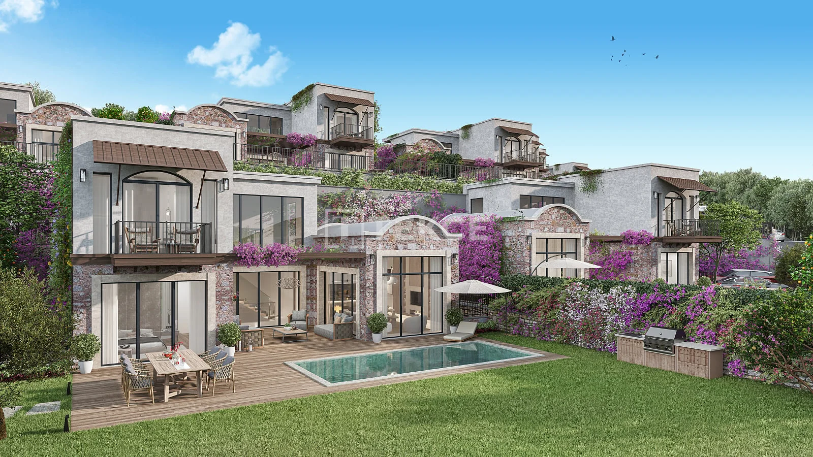4-Bedroom Villa with Sea View and Private Pool in Bodrum, photo 5