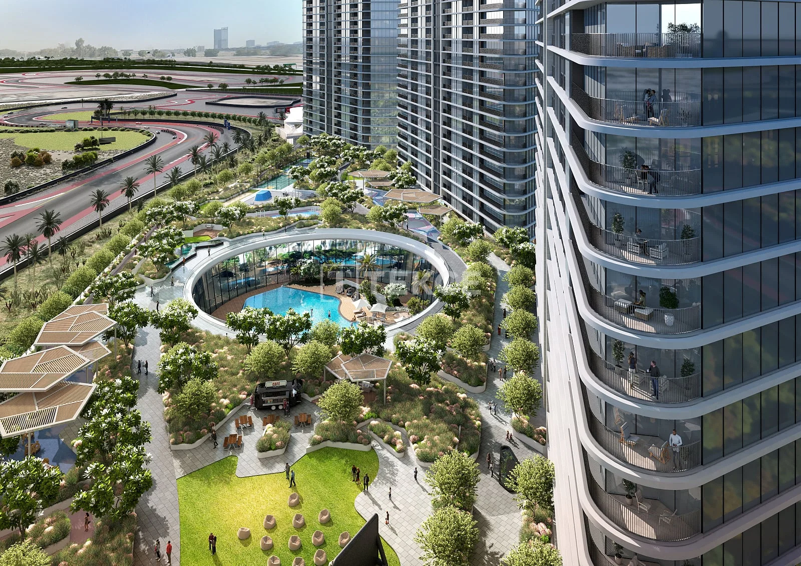 1-Bedroom Apartment with City View on the 22nd Floor in Motor City, Dubai, photo 5