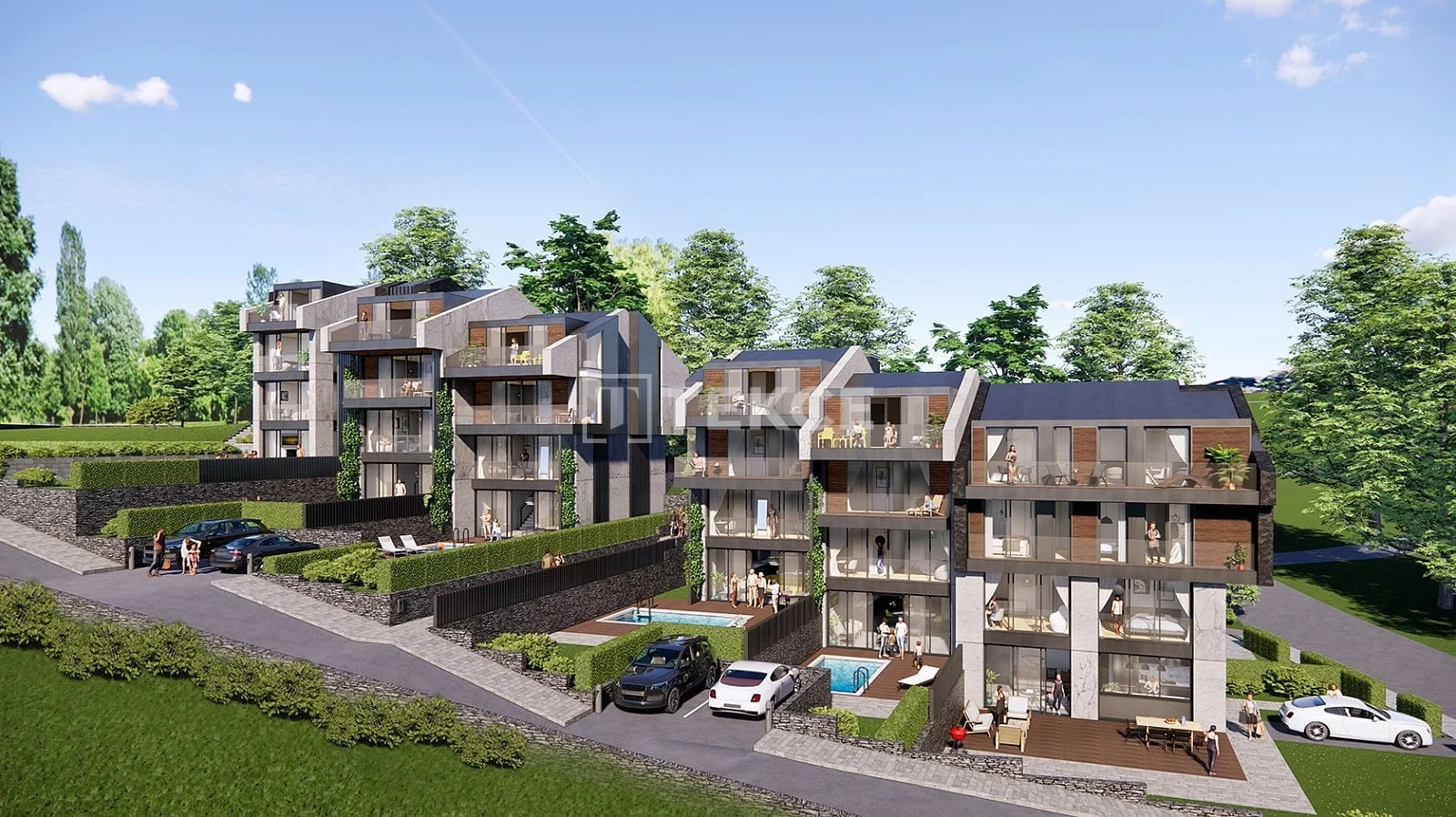 5-Bedroom Duplex Villa with Private Pool and Elevator in Sariyer, Istanbul