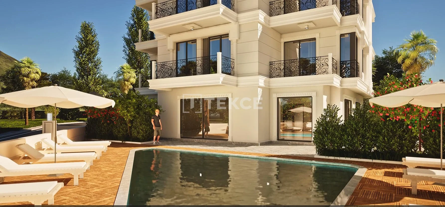 1-Bedroom Apartment with Sea and City Views in Avsallar, Alanya