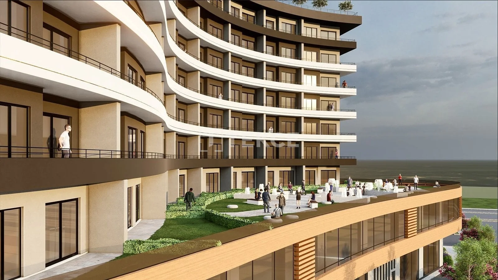 1-Bedroom Apartment with Sea View in Trabzon