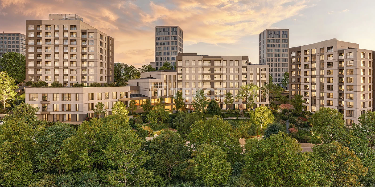 3-Bedroom Apartment with City View in Istanbul