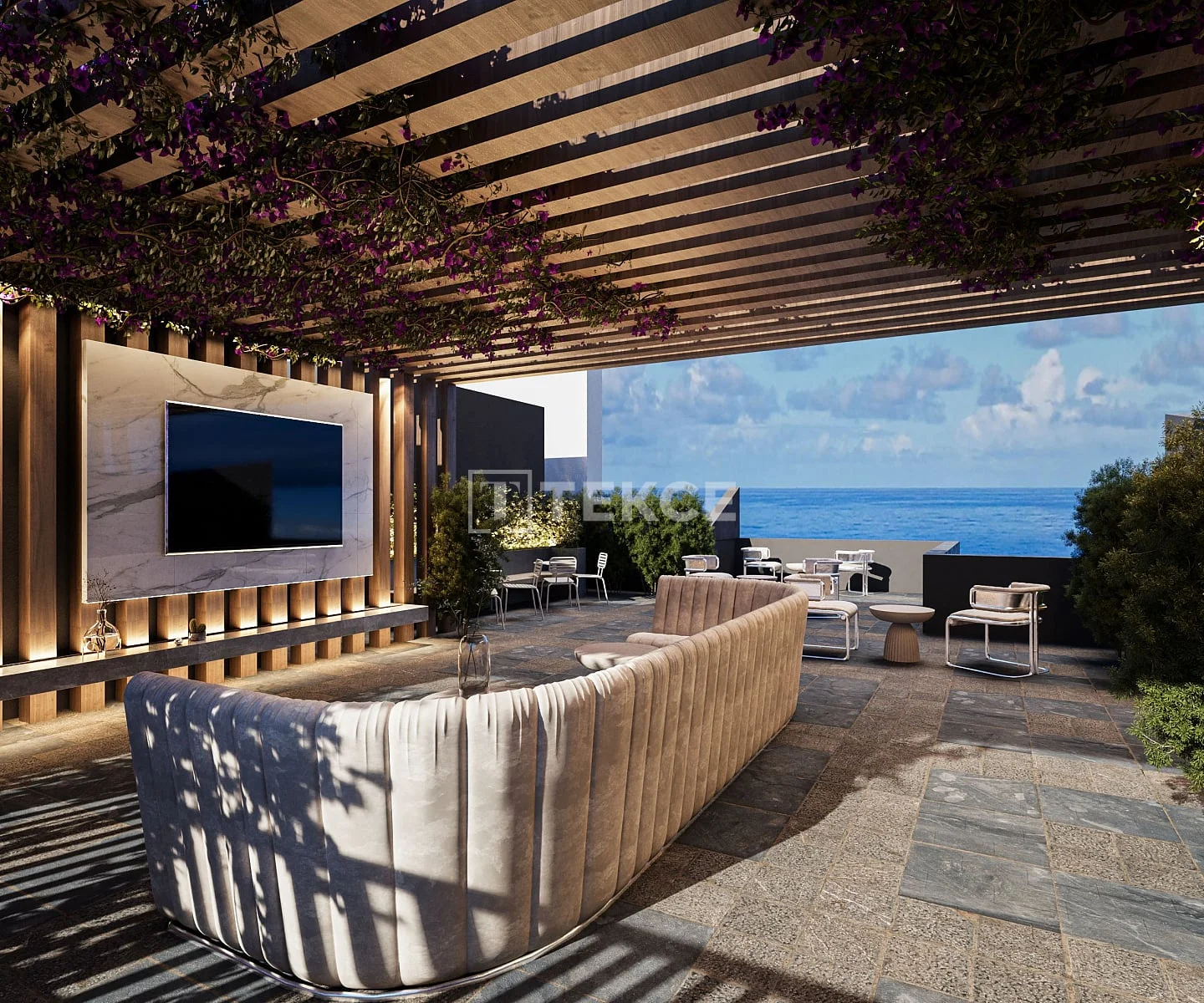 1-Bedroom Apartment with Sea View in Mersin, photo 3