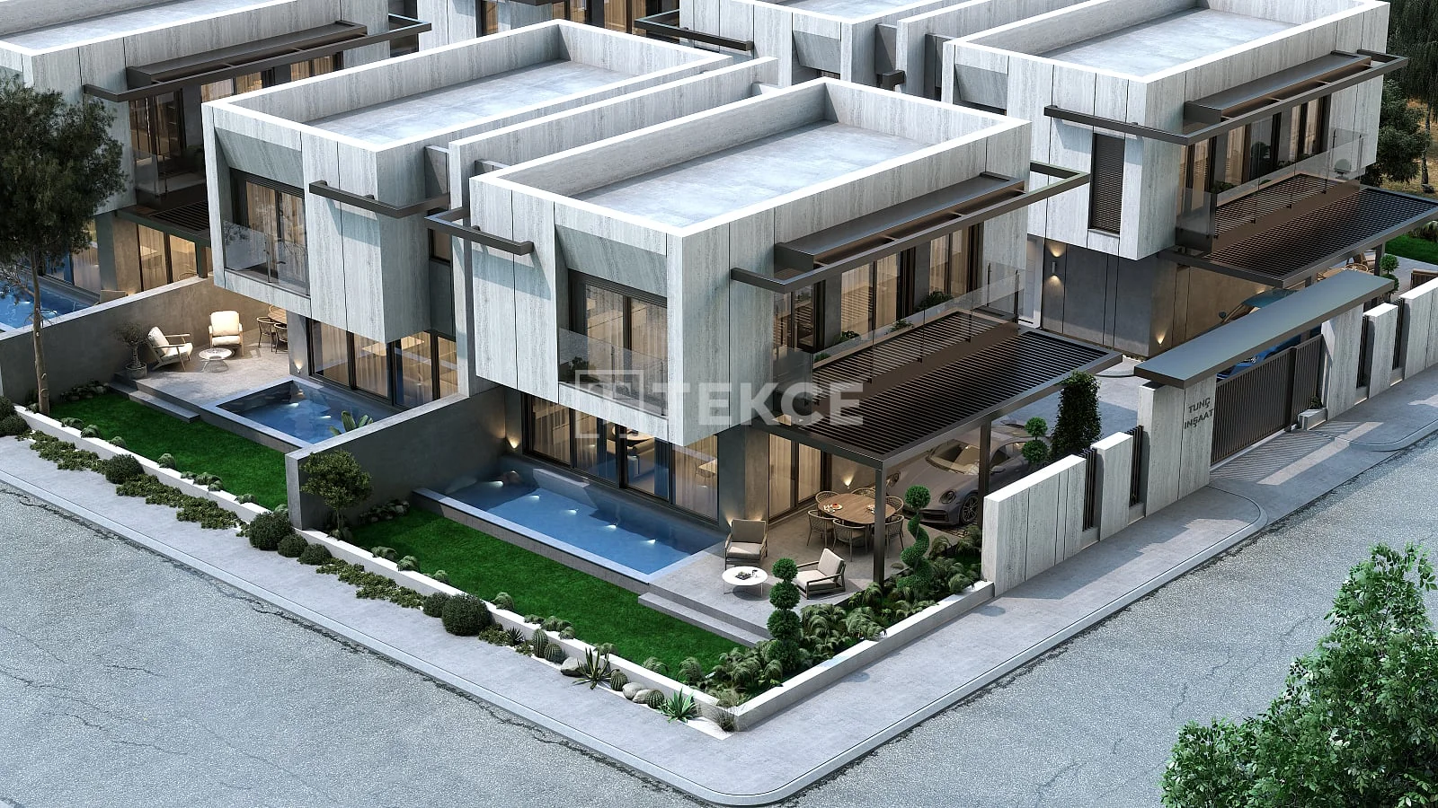 3-Bedroom Duplex Villa with Private Pool in Muratpasa, Antalya