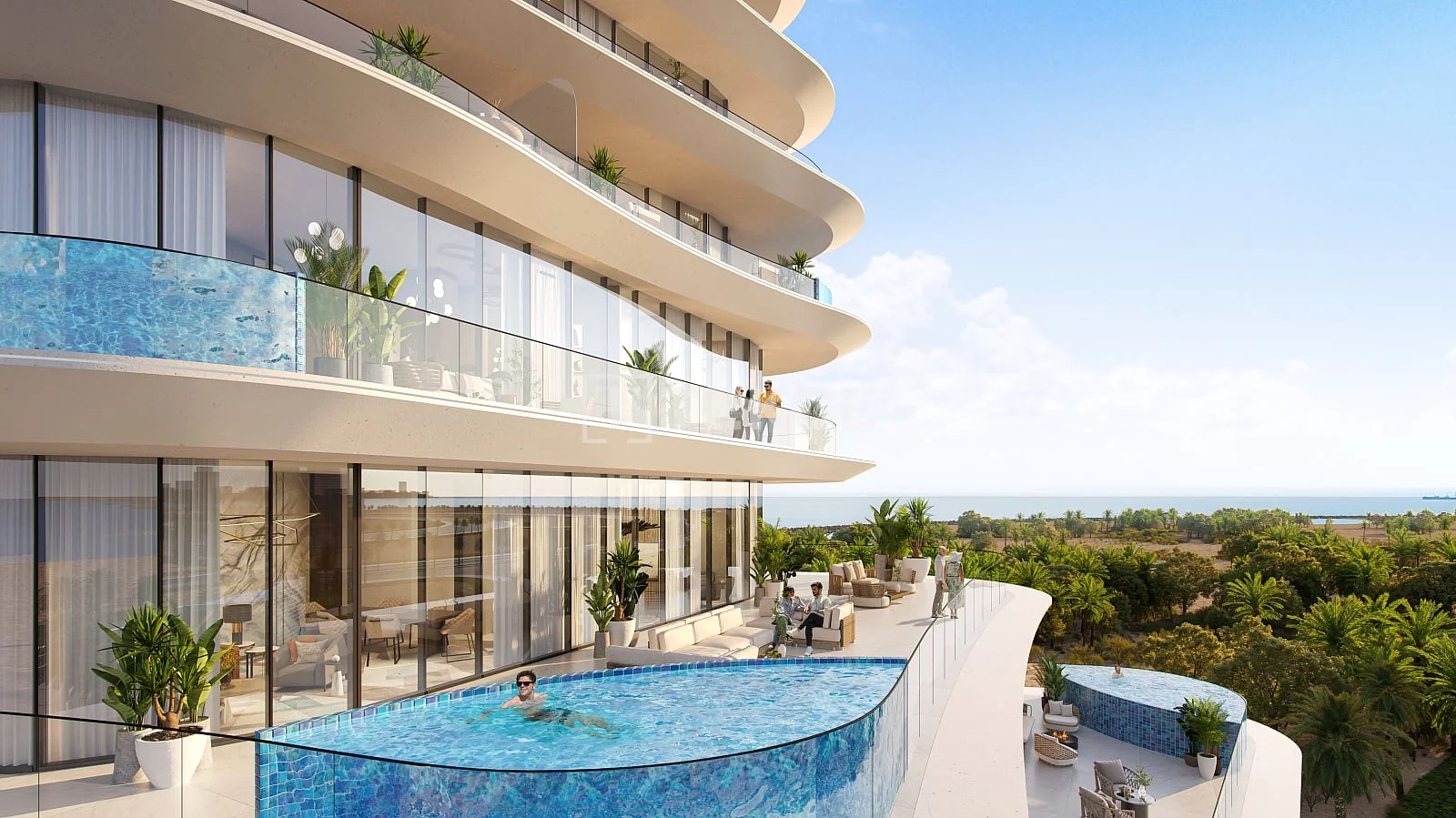 4-Bedroom Beachfront Apartment with Private Pool in Al Marjan Island, Ras Al Khaimah