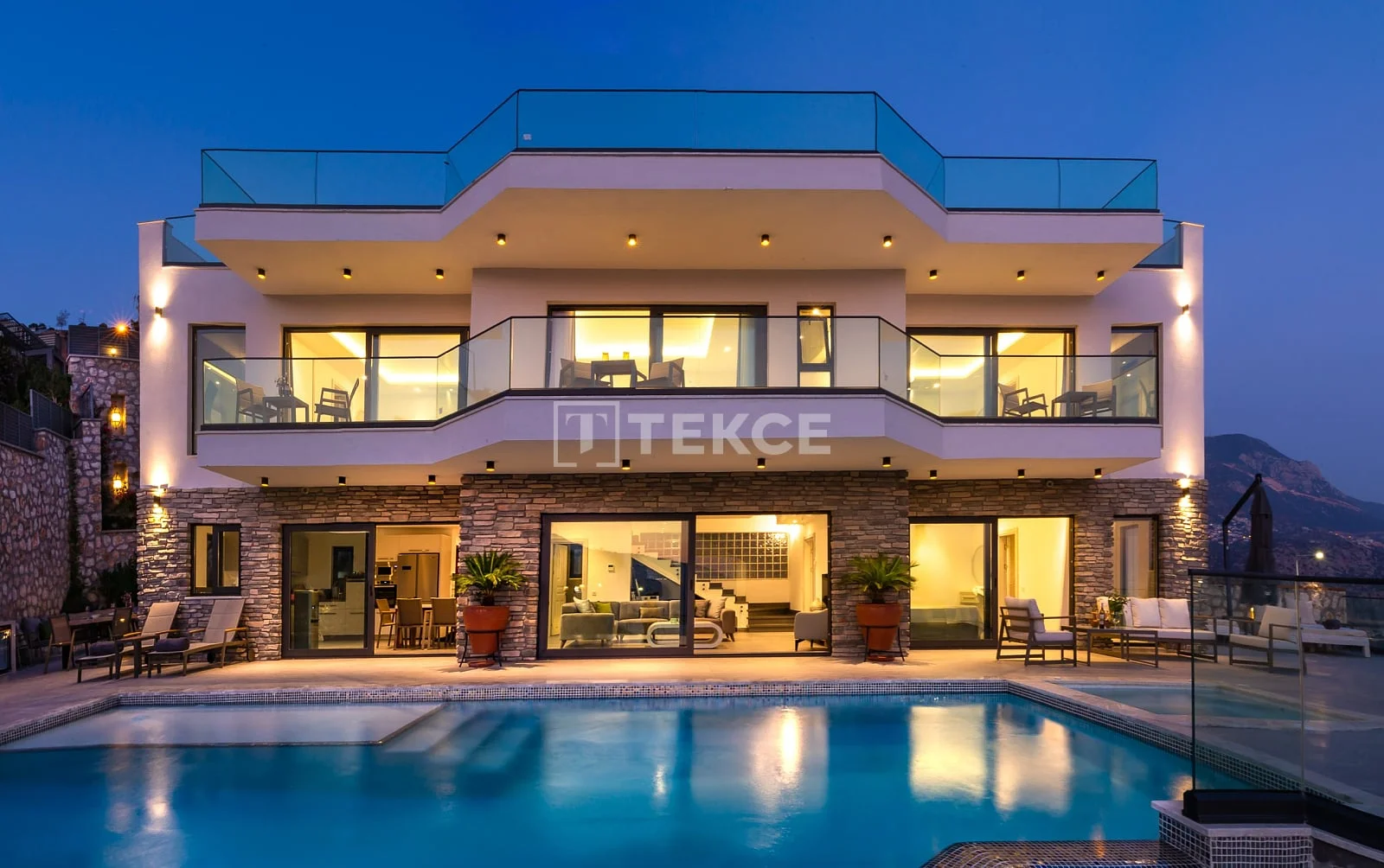 6-Bedroom Villa with Private Pool and Sea View in Kas, Antalya