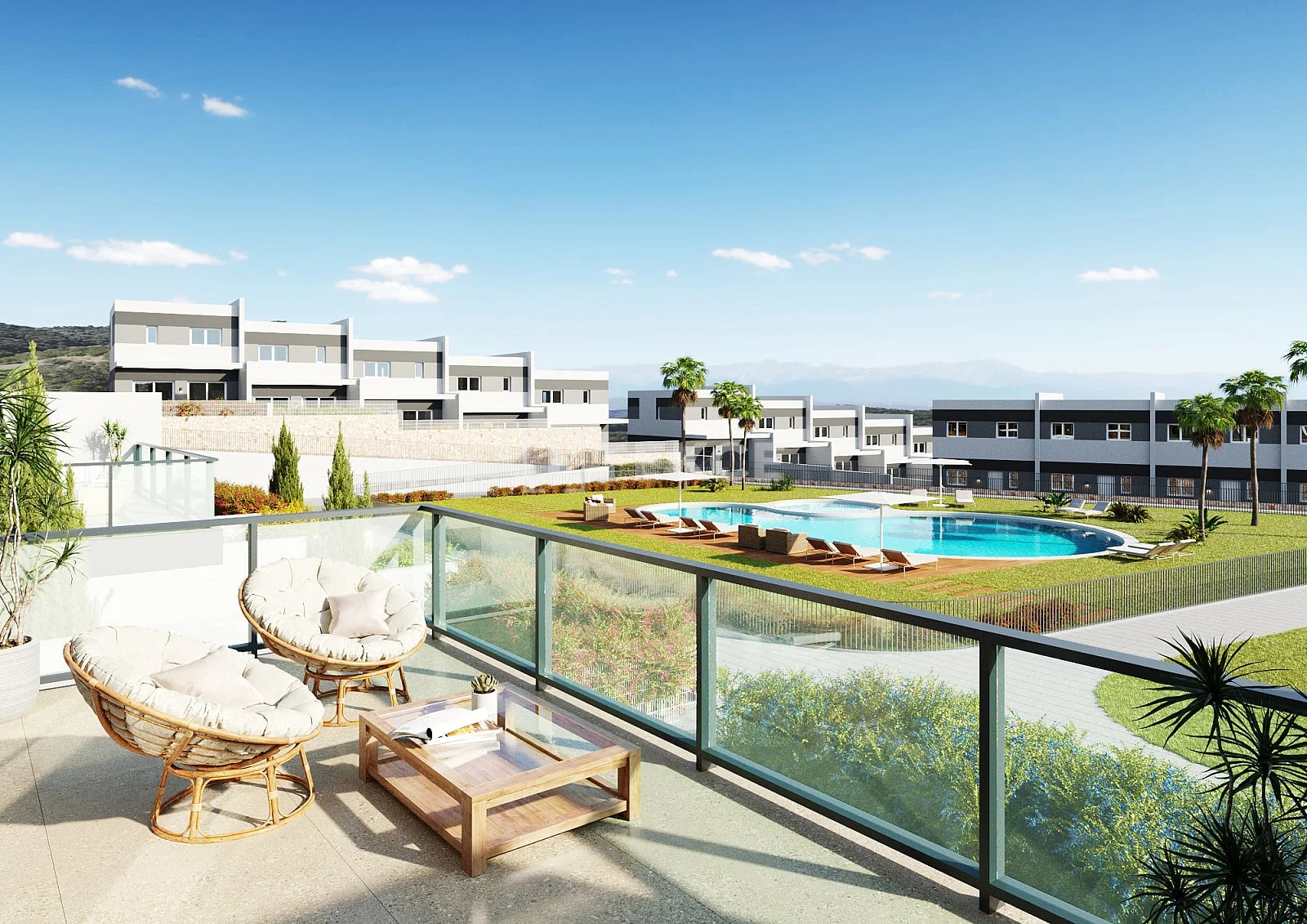 3-Bedroom Townhouses with Garden and Nature Views in Finestrat, photo 2