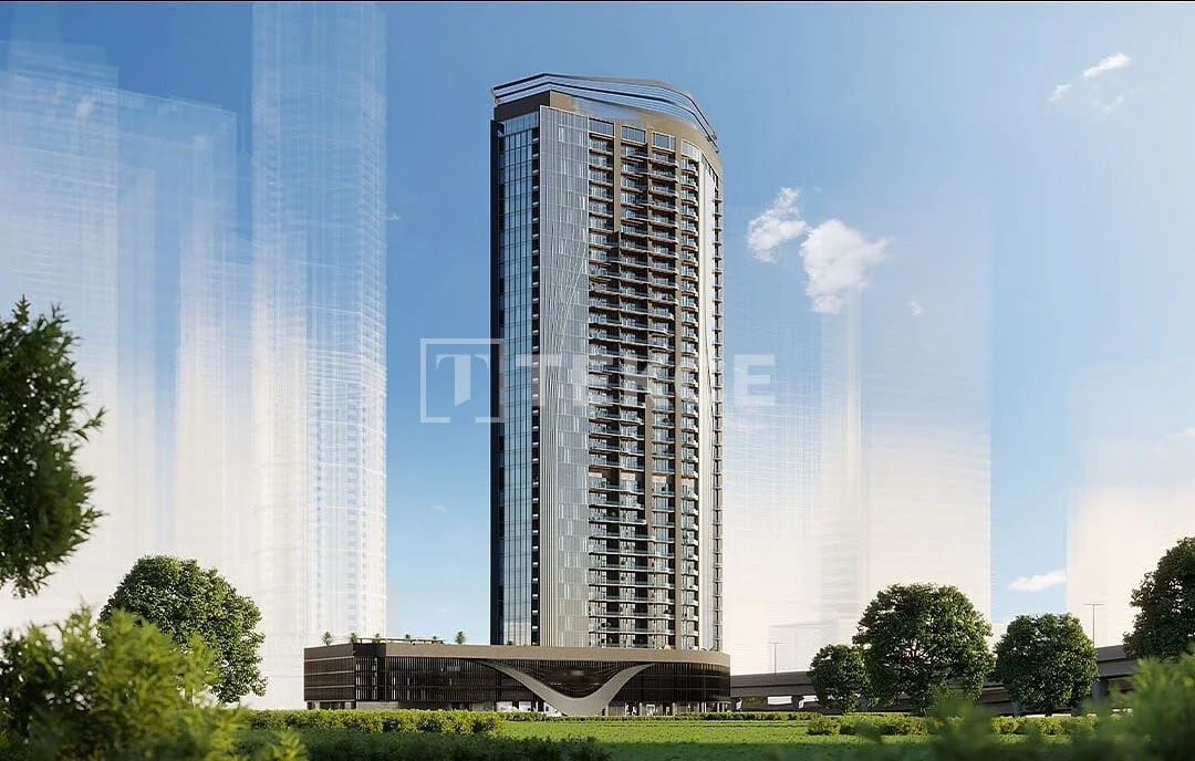 Студия 40 м² в Дубай Марина, вид на море и город