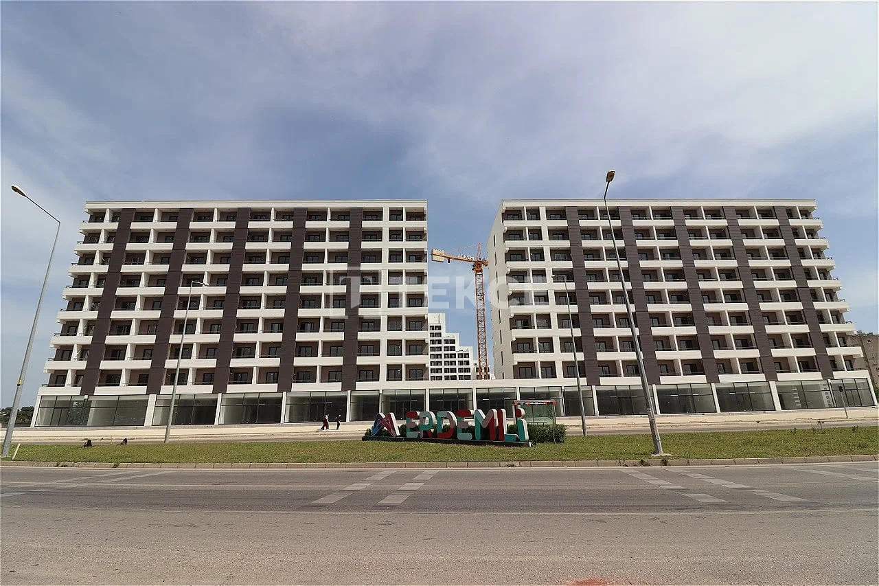 Студия 34 м² на 8 этаже в новом комплексе, Мерсин, фото 4